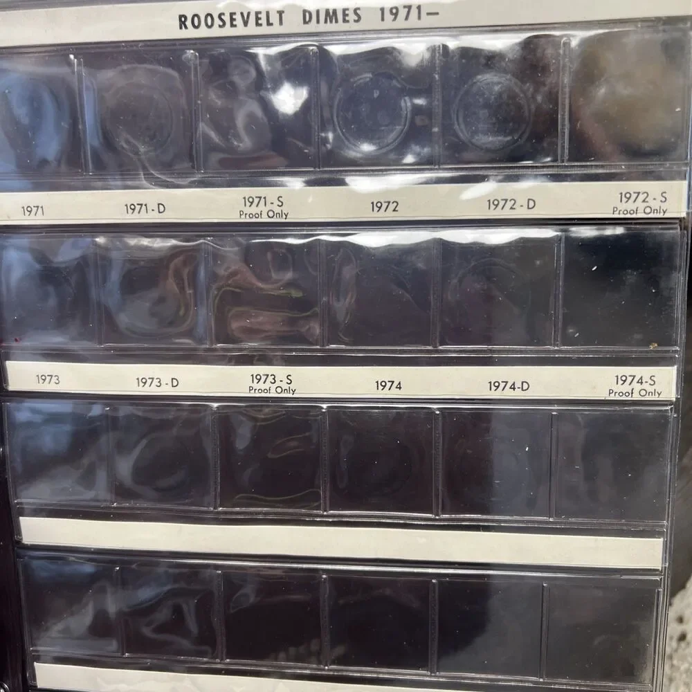 Harco Coinmaster Roosevelt Dimes  Album • No Coins - Vintage 1946-1980